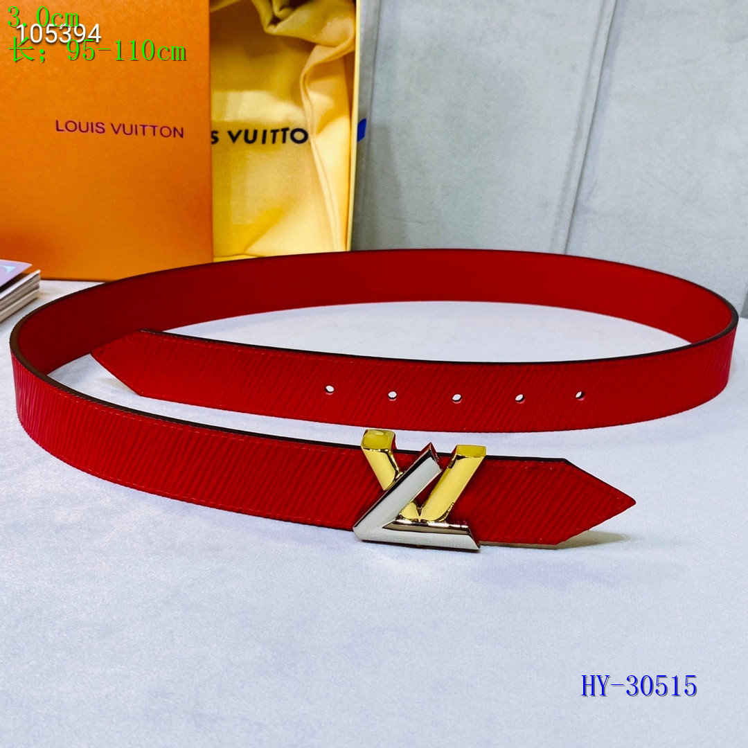 LV Belts 3.0 cm Width 212